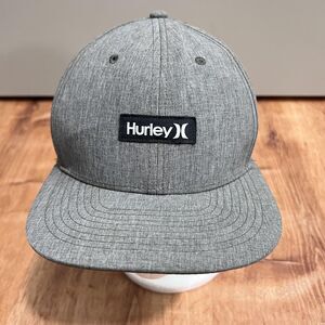 Hurley Hat Cap Snap Back Gray Phantom Dri-Fit Nike Logo Youth Athletic Surf